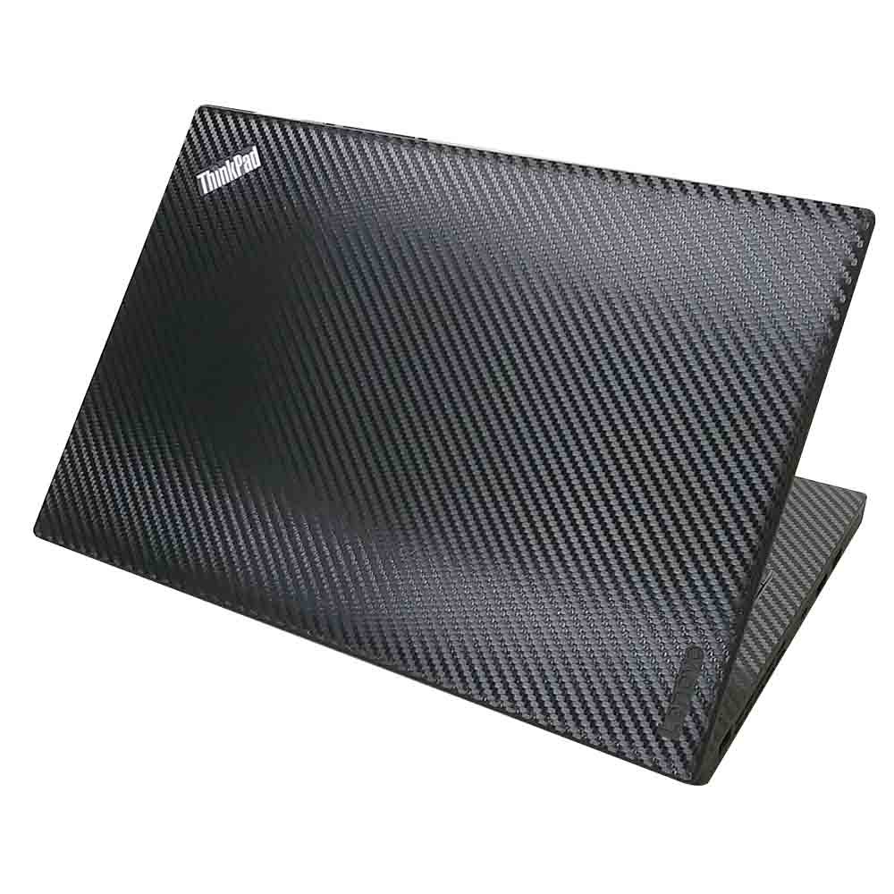 【Ezstick】Lenovo X270 黑色卡夢紋機身貼 (含上蓋貼、鍵盤週圍貼) DIY包膜