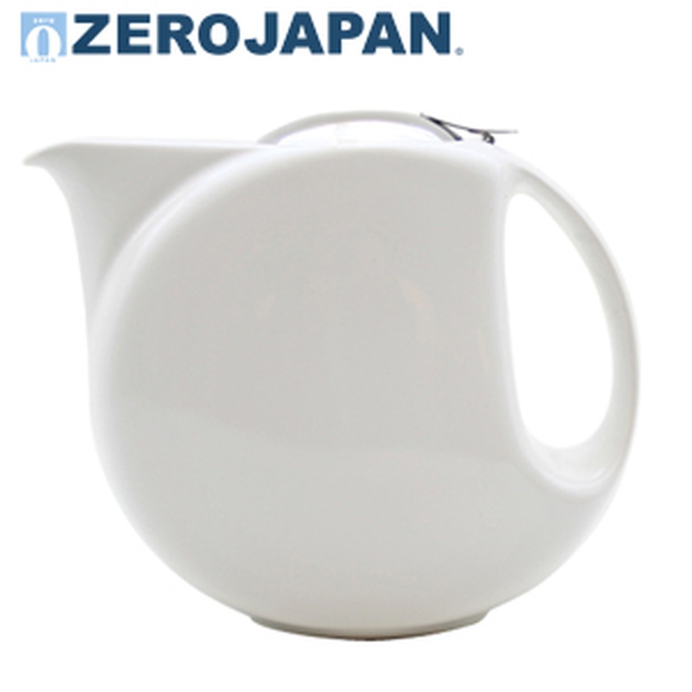 ZERO JAPAN月亮陶瓷不鏽鋼蓋壺(白)1300cc