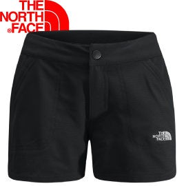 【The North Face 女 FLASHDRY短褲 黑】NF00CL0K/休閒短褲/短褲/悠遊山水