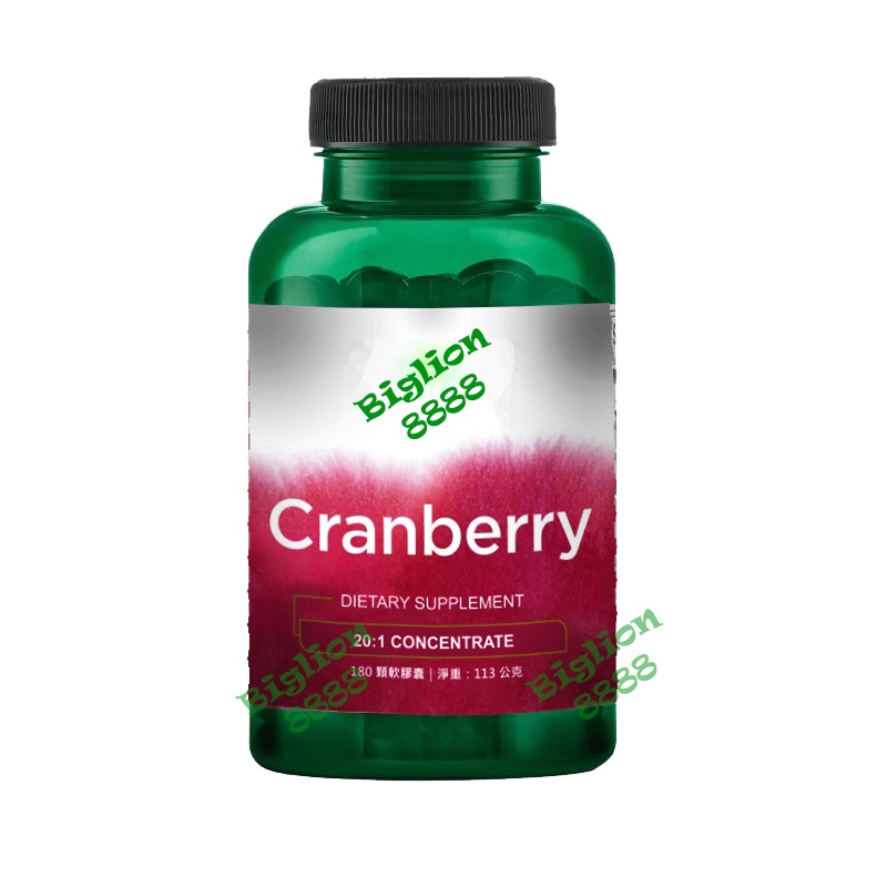 濃縮蔓越莓+維生素C+維生素E Cranberry 20:1 Concentrate 40毫克/180顆 SWANSON