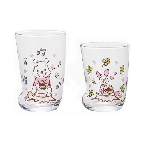 【日本Aderia】 LoveLove系列維尼小豬靴型對杯組《WUZ屋子》水杯 馬克杯 可愛 禮盒組