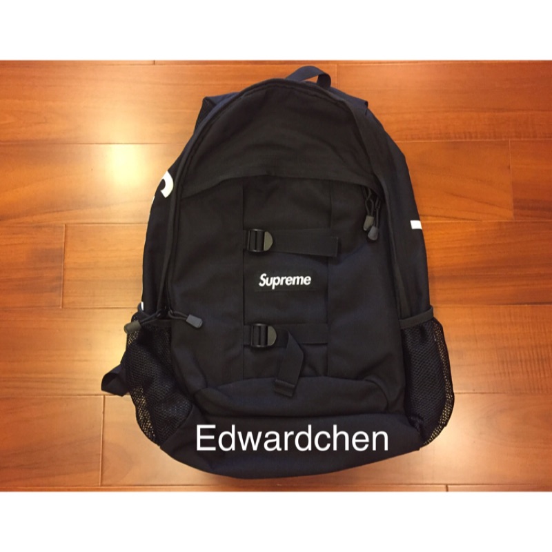 Supreme 36th 36代 14 SS Backpack 兩側Logo 絕版 黑色 後背包