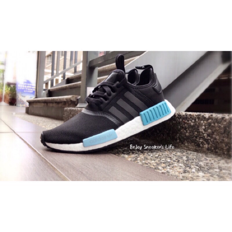 -EJ- adidas NMD R1 白粉 黑藍  沁藍 男 女鞋 By9952 By9951