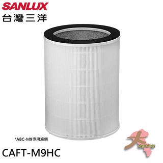 《大桃園家電館》SANLUX 台灣三洋 空氣清淨機 ABC-M9 專用濾網 CAFT-M9HC