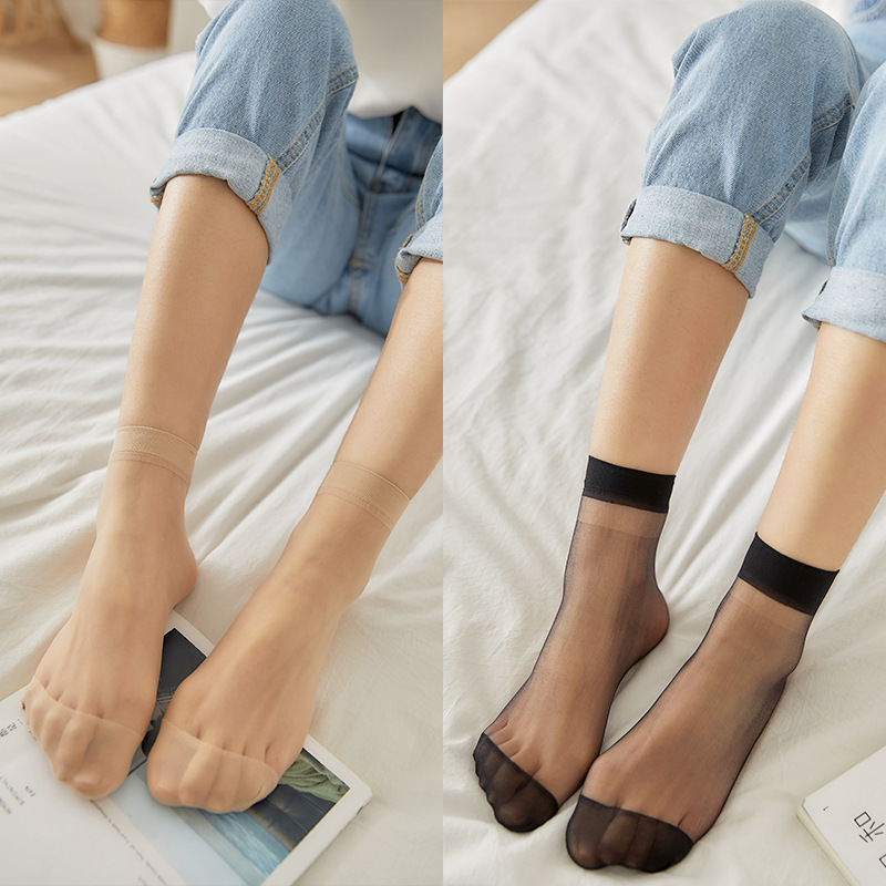 廠家批發女式水晶襪 水晶襪女士短絲襪 對對襪子批發 糖果襪熱賣