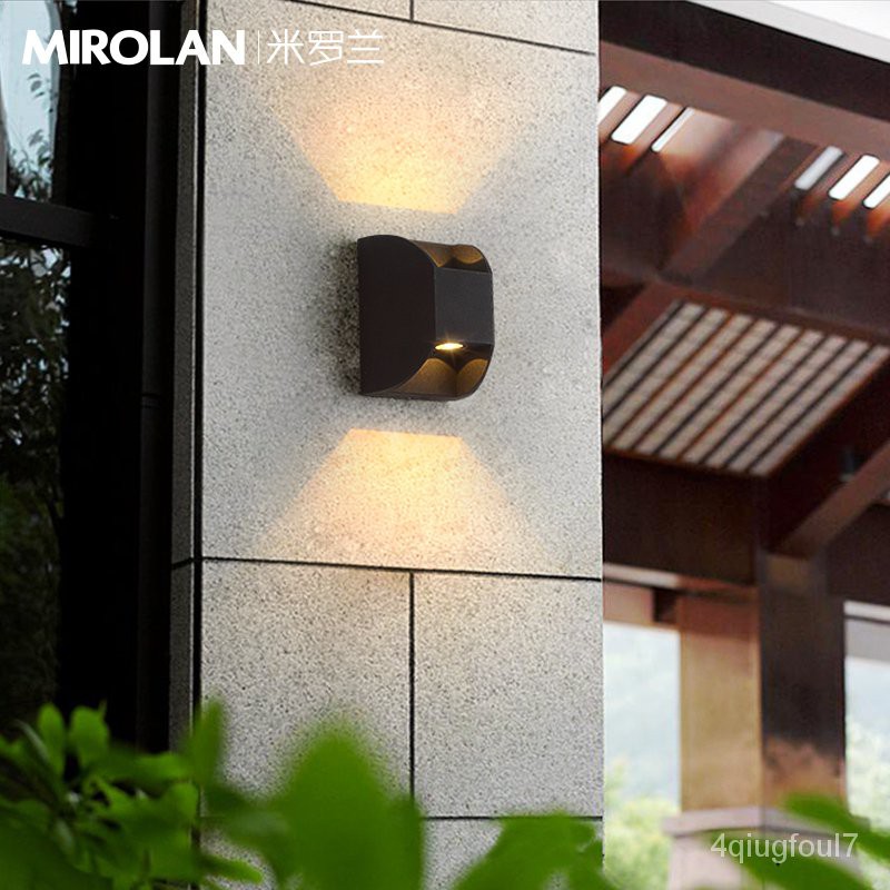 戶外壁燈防水簡約創意LED室外庭院燈具大門外牆燈露台陽台花園燈 9L0z