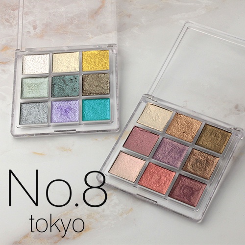 日本代購 No.8 tokyo 水彩調色盤 彩繪盤 日本美甲