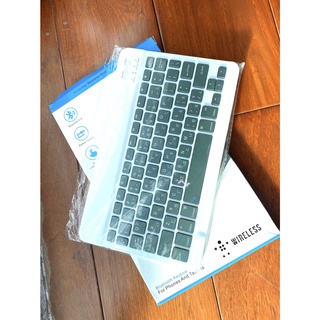 [現貨全新]馬卡龍藍芽無線鍵盤（適用平板、手機、電腦，並支援iOS & Android)(藍綠色)