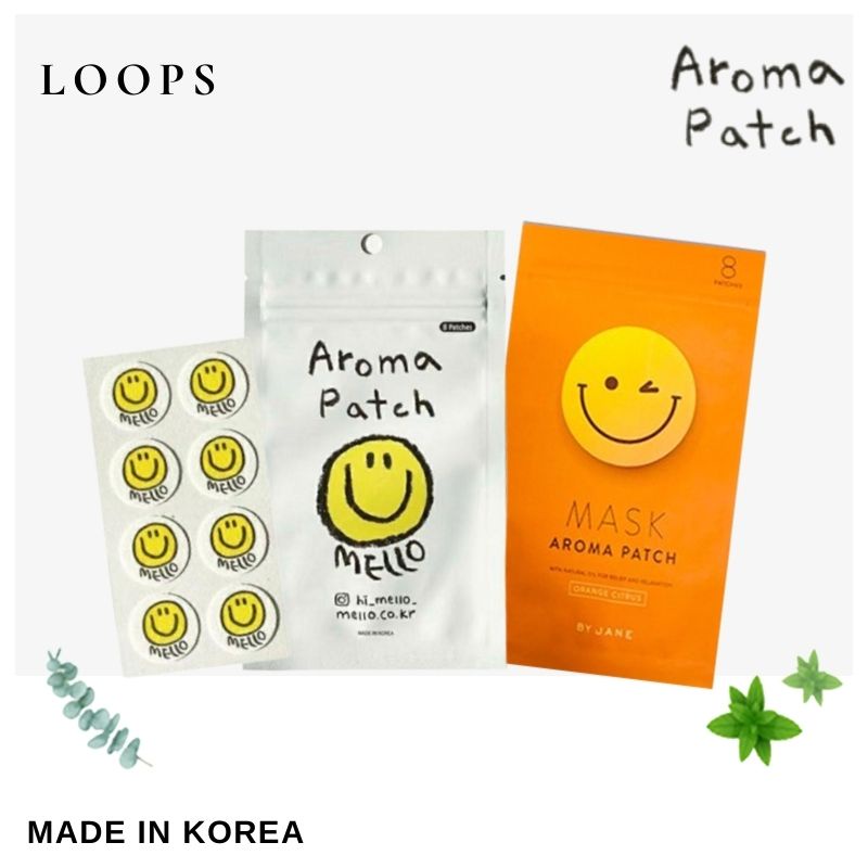 Loops 🔥現貨 韓國Fresh Patch口罩貼🔥mello jane  笑臉 韓國口罩貼 香氛口罩貼 芳香貼