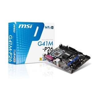不確定是否為良品 MSI 微星 G41M-P26 MS-7592 VER:5.2 主機板 附處理器