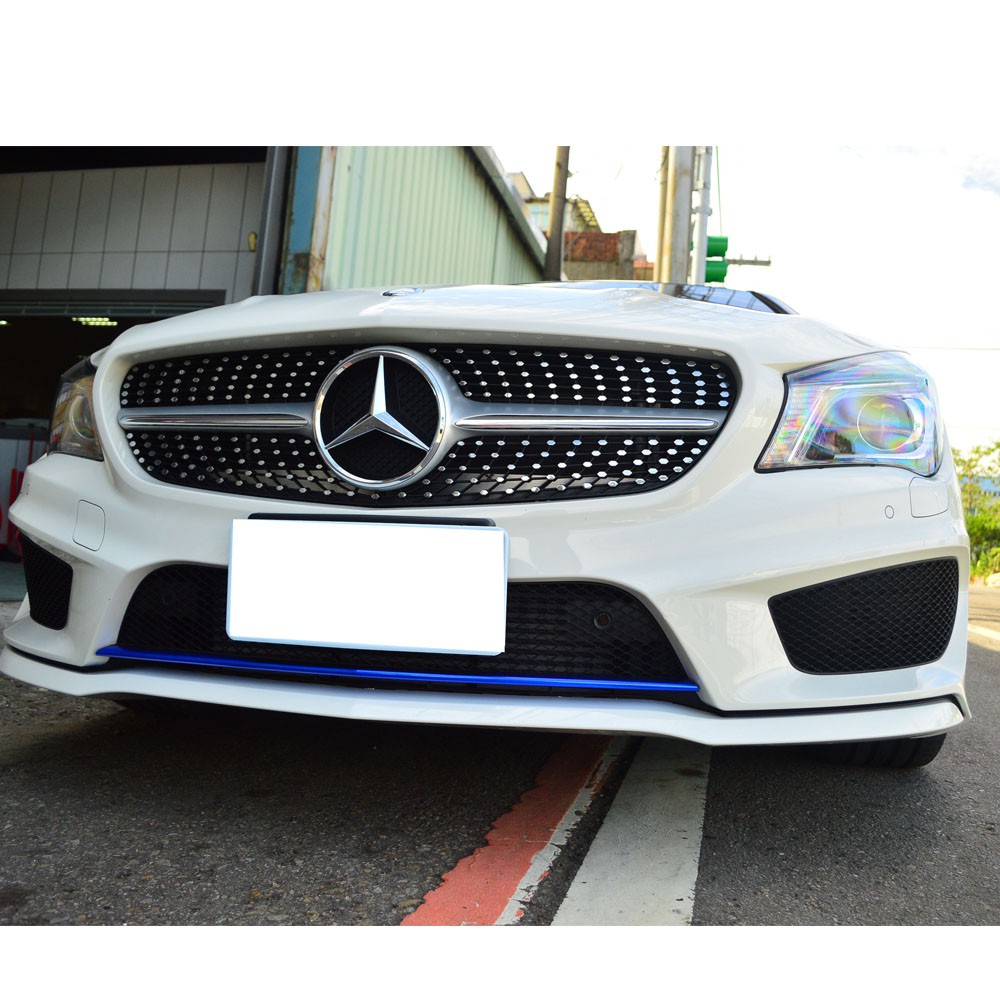 Mercedes Benz 賓士 CLA W117 Sport 前保桿 下巴前擾流蓋 裝飾 亮紅色 亮藍色 亮黃色 橘色