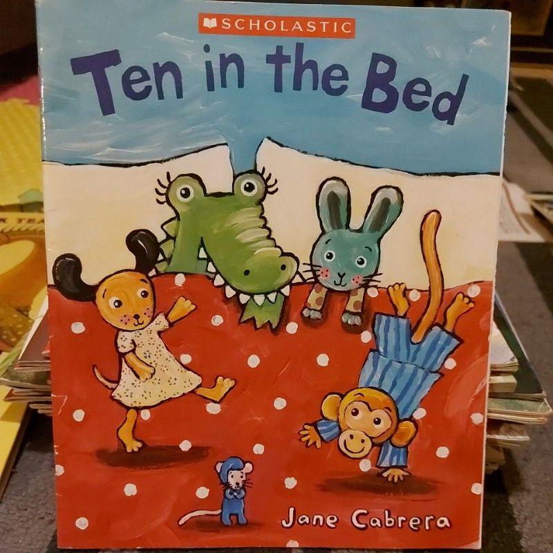 【二手書】英文繪本 Ten in the bed