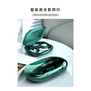 食品級 無毒迷你維他命盒／藥盒 防潮 收納盒 飾品盒 雙重密封 持久防潮 精緻小巧 大容量
