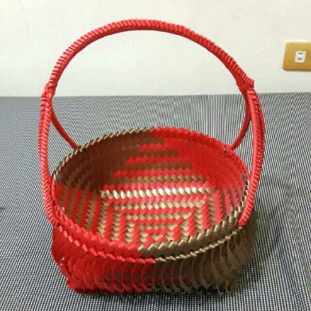 自製手工編織水果籃 蝦皮購物