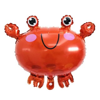 海洋生物氣球風船玉氣球館鋁箔氣球生日氣球氣球派對生日佈置動物頭動物園周歲螃蟹河馬河豚海星章魚 蝦皮購物