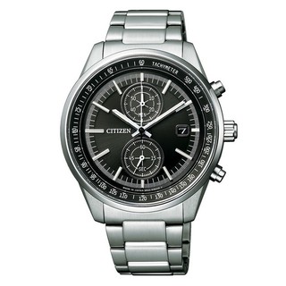 【CITIZEN 星辰】GENT'S 雅痞魅力 雙眼計時光動能腕錶 CA7030-97E 現代鐘錶