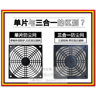 【尋寶購】(臺灣現貨新款) 8公分12cm三合一防塵網/機殼風扇防塵罩/顯示卡cpu/M.2 SSD溫度顯示渦輪散熱器