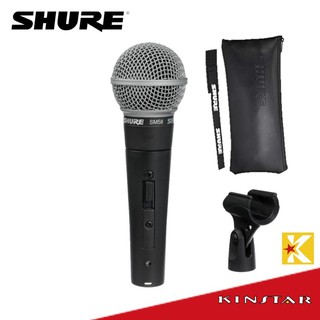 SHURE SM58S 動圈式 麥克風 有切換開關 (公司貨一年保固) SM58【金聲樂器】
