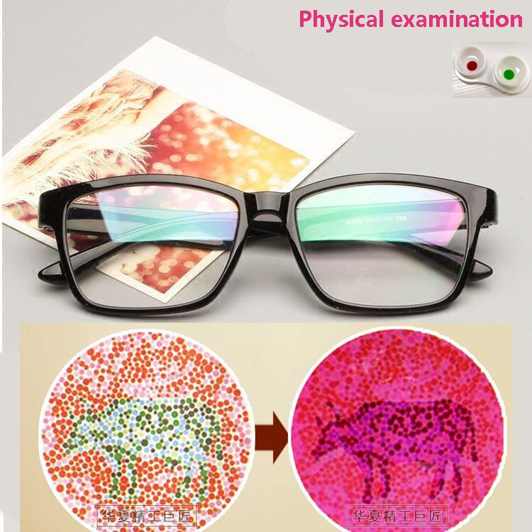 紅綠色盲眼鏡 體檢看圖 分辨檢測圖譜 色盲眼鏡