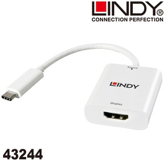【3CTOWN】送$50禮券 含稅 LINDY 林帝 主動式 USB TYPE-C 轉 HDMI 轉接器 (43244)