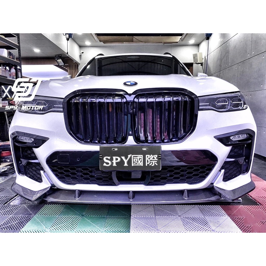 【SPY MOTOR】BMW G07 X7 M版適用 碳纖維套件 下巴 側裙