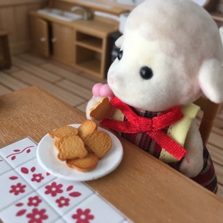 森林家族❤️小熊餅乾❤️森林家族模擬食玩配件微縮食玩模型