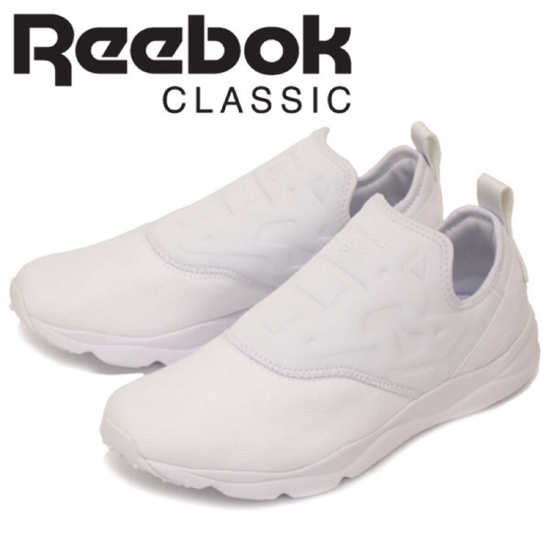 Reebok 慢跑鞋 BD3082 全白 24cm