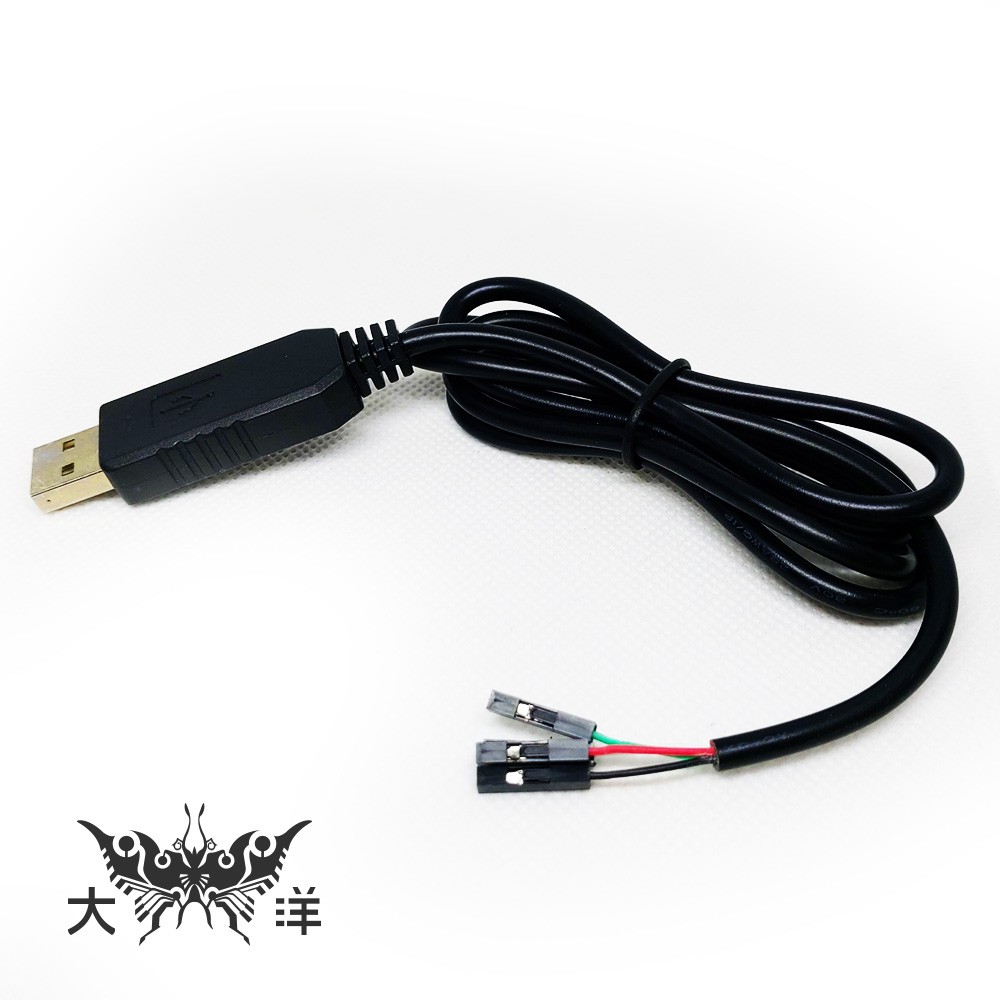 PL2303 USB to TTL 訊號轉換線 (90cm) 0801A 支援系統 Win7/Win8/vista/xp