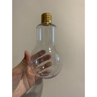 全新 燈泡造型 塑膠收納瓶
