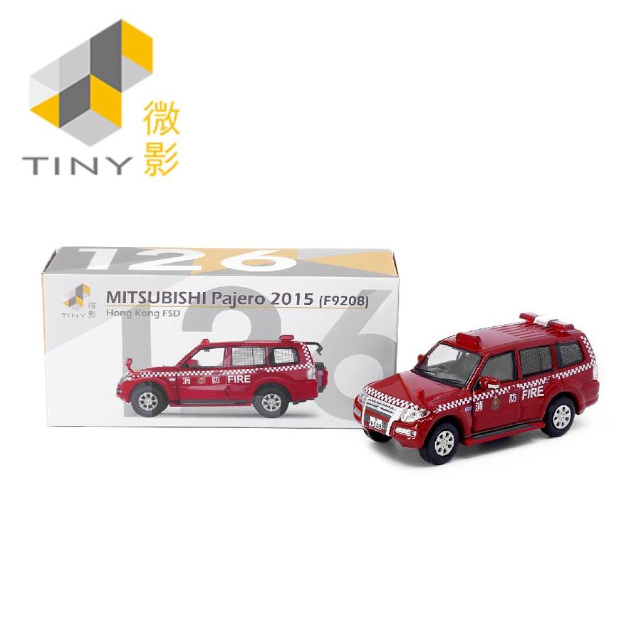 TINY微影三菱Pajero 2015消防車模型F9207/ HK126 eslite誠品