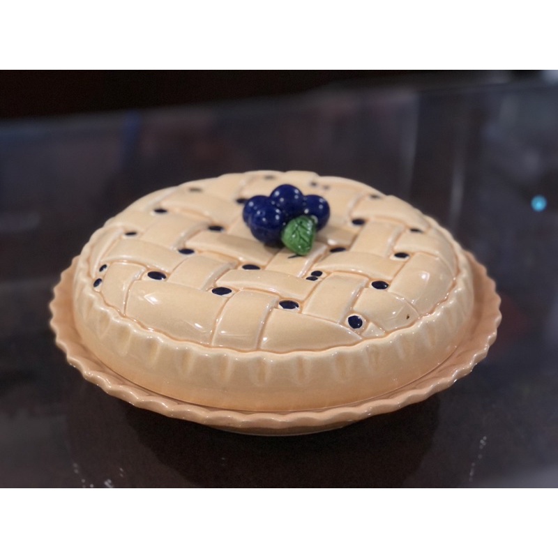 貝蒂·克羅克 藍莓派盤  betty crocker blueberry pie plate