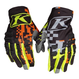 【美國KLIM】XC LITE越野手套 DIGITAL CHAOS ORANGE