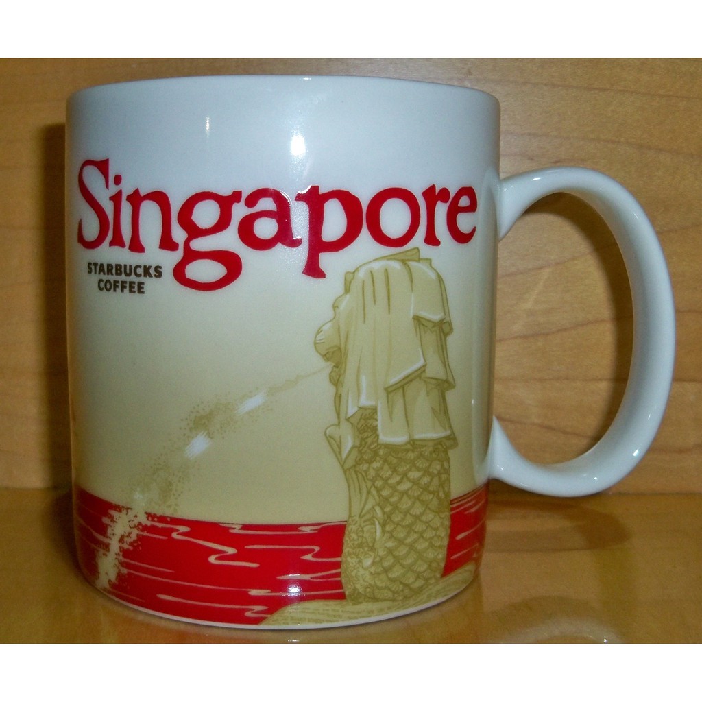 Starbucks 新加坡 星巴克 16oz 魚尾獅 城市馬克杯 全新
