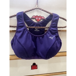 日本品牌美津濃運動內衣紫色S號MIZUNO