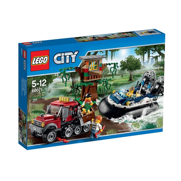 LEGO60071樂高城市系列氣墊船大追捕