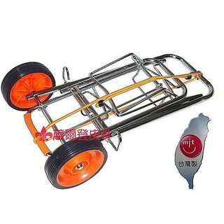 【中型摺疊收納式載重車】登機箱手推車好收納式行李車小型購物載重車/萬用輕巧型折疊購物車中型503M