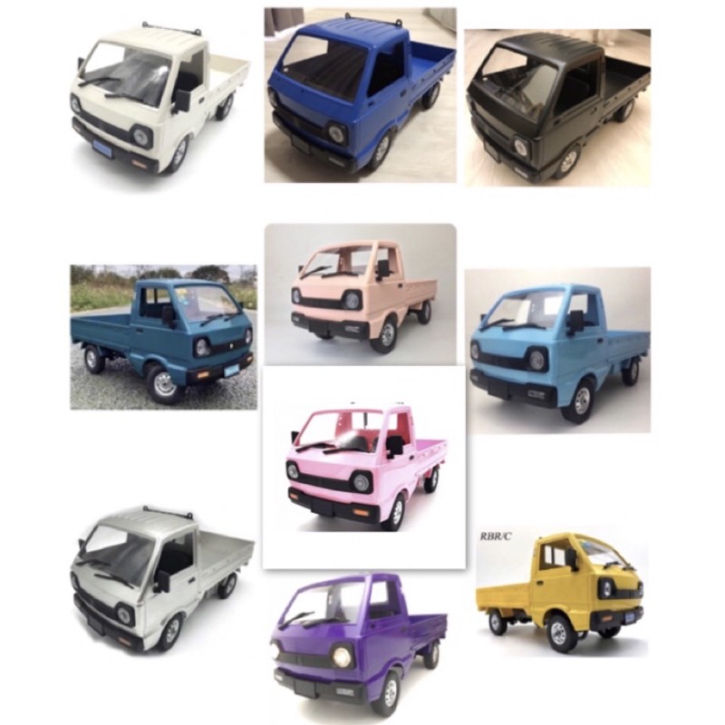 《DIY汽車工房》現貨11色不用等 頑皮龍 新品1:10 仿真 SUZUKI鈴木 CARRY D12小貨車