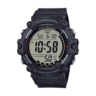 CASIO 卡西歐10年電力超大錶鏡面時尚數位運動電子錶-(AE-1500WH-1A)