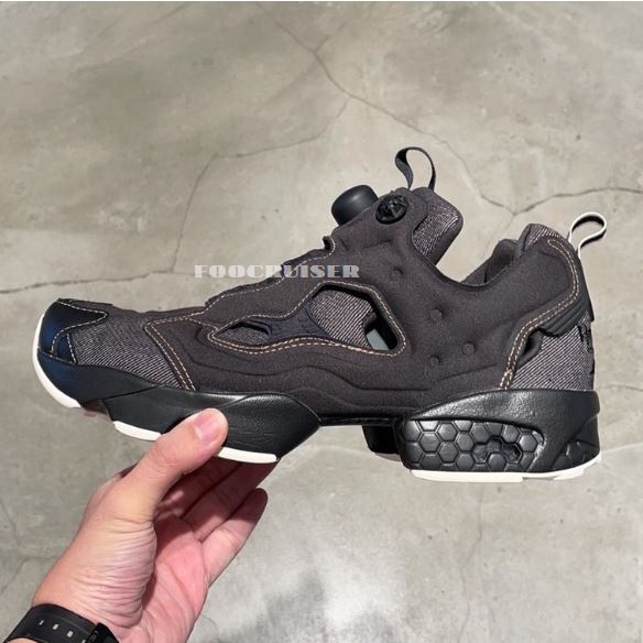 REEBOK INSTAPUMP FURY SHOES PUMP 男女鞋 中性 休閒鞋 單寧布 真皮 黑色 GX8623