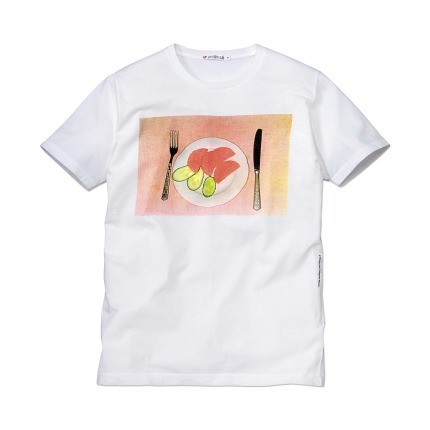 【UNIQLO-美食饗宴短袖T恤】白色L號~全新正品!!!日本帶回