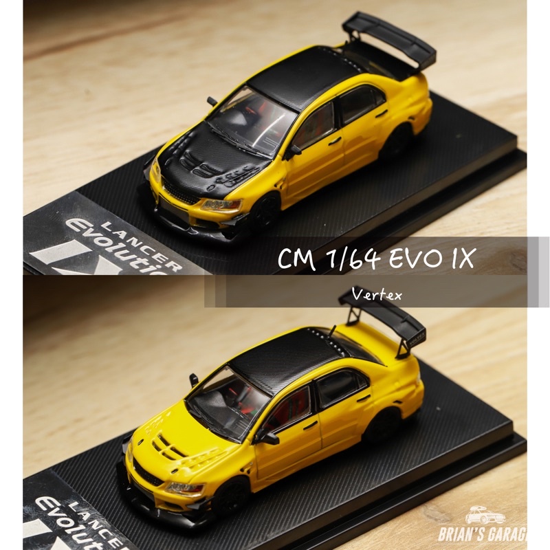 林口現貨 Cm 1 64 Mitsubishi Evo 9代vertex 改裝版合金模型車 蝦皮購物