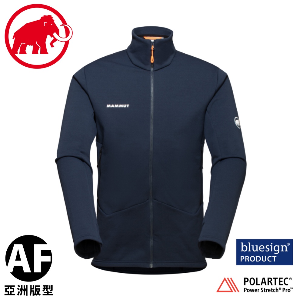 【MAMMUT 瑞士 男 Aconcagua ML Jacket AF 保暖刷毛外套《海洋藍/黑》】1014-03750