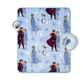 C❤️正版❤️美國迪士尼 FROZEN 冰雪奇緣 ANNA ELSA 兒童 頸枕 毛毯 棉被 枕頭 被子 眼罩 組合