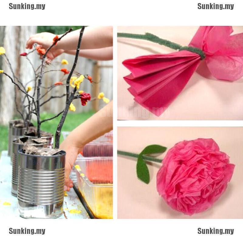 下沉的 Pcs 很多薄紙結婚禮物包裝紙複印兒童diy工藝品50 66cm 蝦皮購物