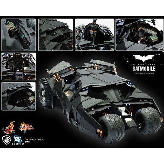 野獸國 Hot Toys – MMS69 –《 蝙蝠俠 黑暗騎士 》1/6 蝙蝠車 Batmobile 非 MMS596