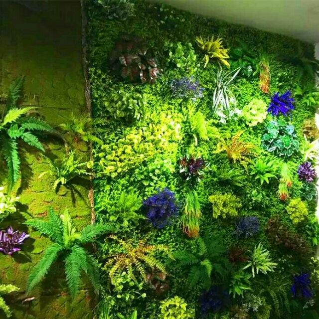 草皮 綠植牆 植物牆 人造 植栽牆 假花 塑膠花 假草皮 人工草皮 背景牆 綠化 牆面裝飾 室內設計 拍照背景 攝影道具