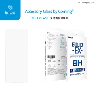 imos 全透明 SONY Xperia 1 IV 2.5D 康寧全透明滿版玻璃保護貼