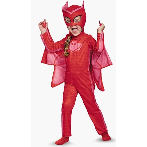 預購👍正版空運👍 美國睡衣小英雄 PJ MASKS 兒童 造型服 裝扮服 萬聖節  Owlette 貓頭鷹女