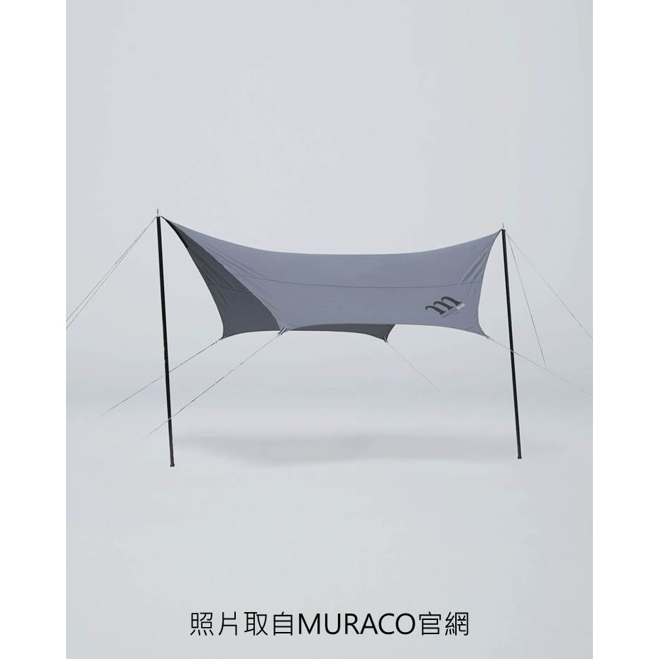 [現貨] muraco HEXA ULTRA SPARK 日本 露營 野營 天幕 石墨 灰色 現貨在台