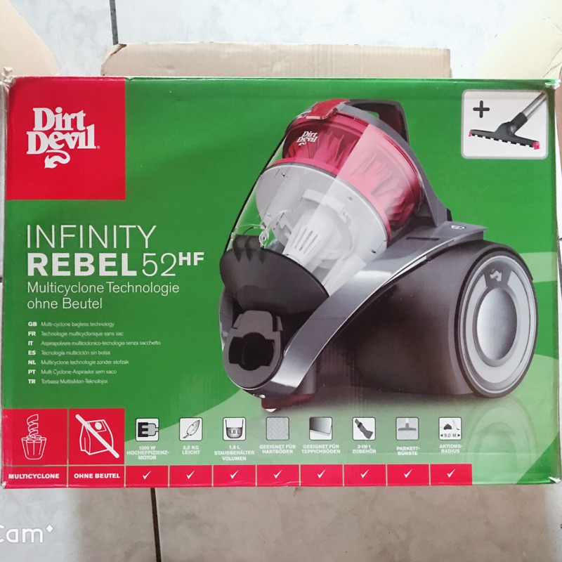 👉🏻近全新❗️美國Dirt Devil 😈 Infinity Rebel52HF 吸力不減乾式吸塵器